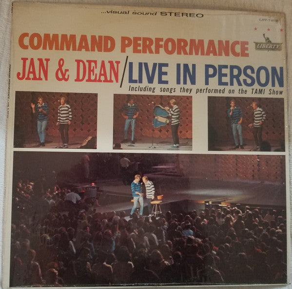 Jan & Dean - Command Performance/Live In Person (VG) (Vinyl LP)