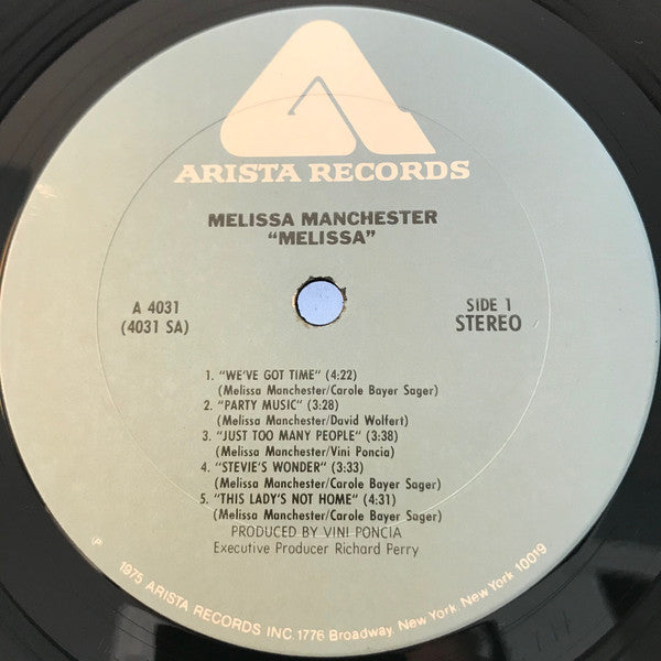 Manchester, Melissa - Melissa (Vinyl, VG+) (Vinyl LP)