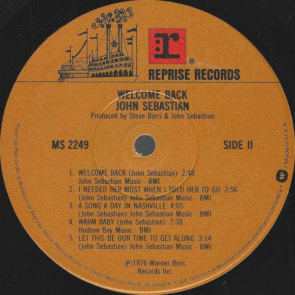Sebastian, John - Welcome Back (Vinyl, VG+) (Vinyl LP)