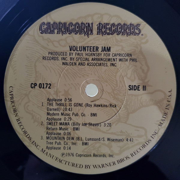 Various - Volunteer Jam (Vinyl, VG+) (Vinyl LP)