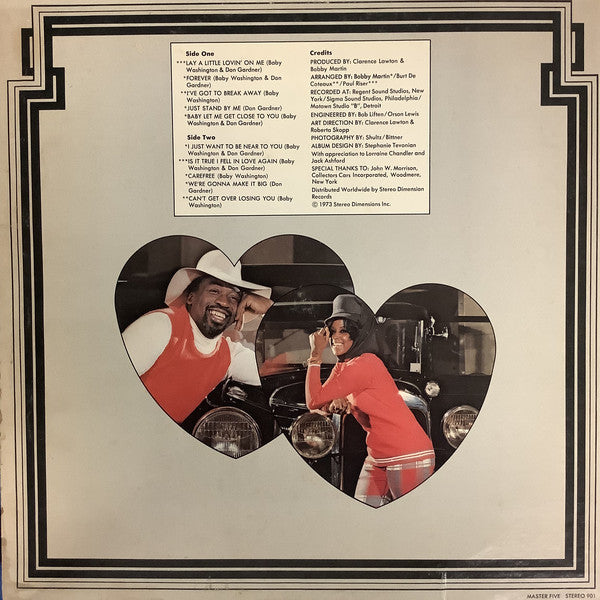 Washington, Baby & Don Gardner - Lay A Little Lovin' On Me (Vinyl, VG) (Vinyl LP)