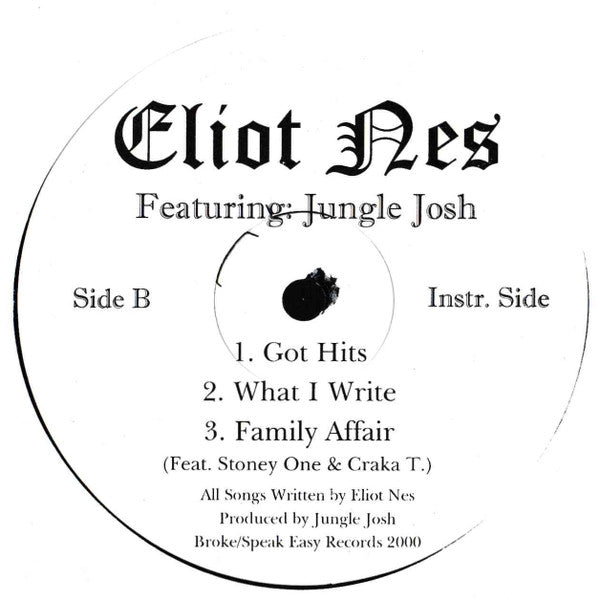 Eliot Nes - Featuring: Jungle Josh (VG) (Vinyl LP)