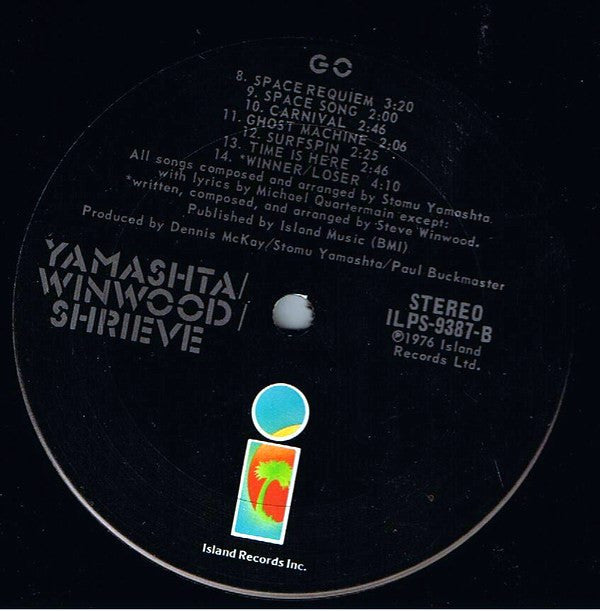 Yamashta, Stomu / Steve Winwood / Michael Shrieve - Go (Vinyl, VG) (Vinyl LP)