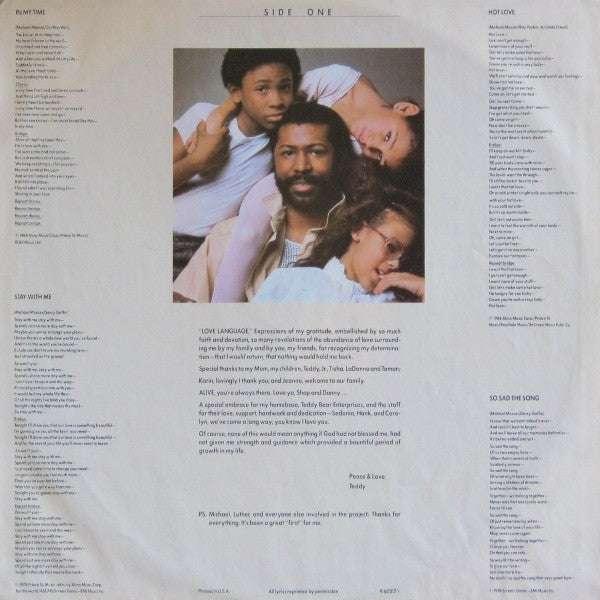 Pendergrass, Teddy - Love Language (VG+) (Vinyl LP)