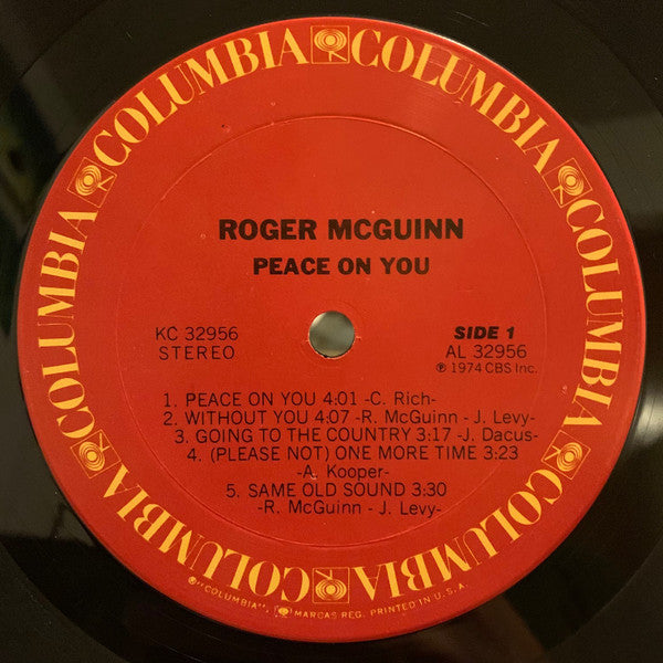 McGuinn, Roger - Peace On You (VG) (Vinyl LP)