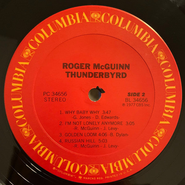 McGuinn, Roger - Thunderbyrd (VG+) (Vinyl LP)