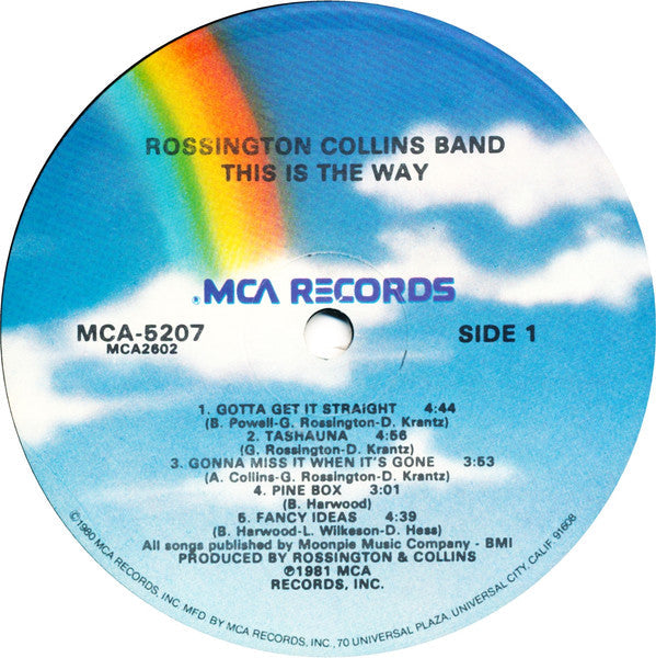 Rossington Collins Band - This Is The Way (NM or M-) (Vinyl LP)