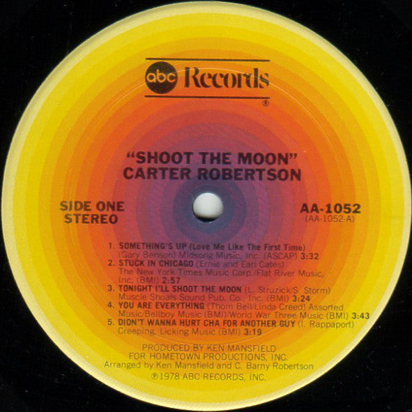 Robertson, Carter - Shoot The Moon (M) (Vinyl LP)