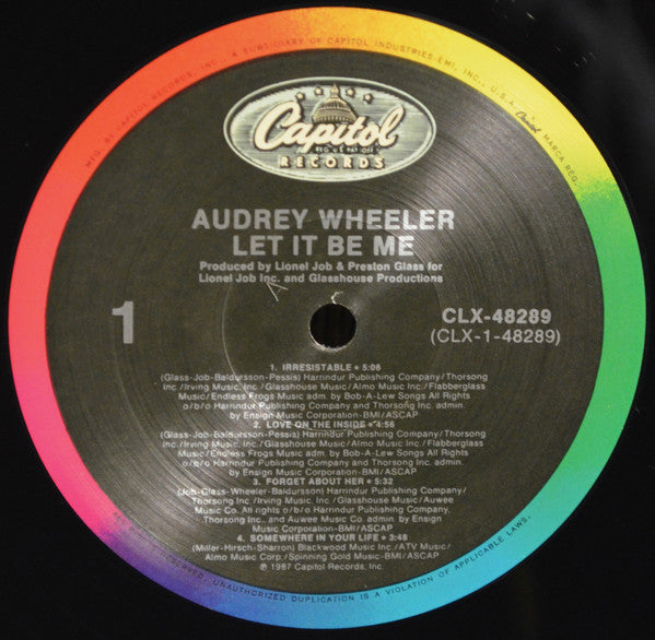 Wheeler, Audrey - Let It Be Me (VG+) (Vinyl LP)