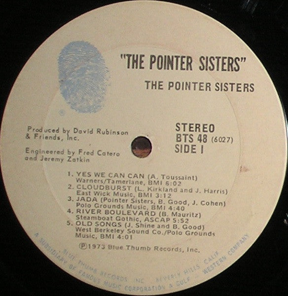 Pointer Sisters - The Pointer Sisters (Vinyl, VG+) (Vinyl LP)