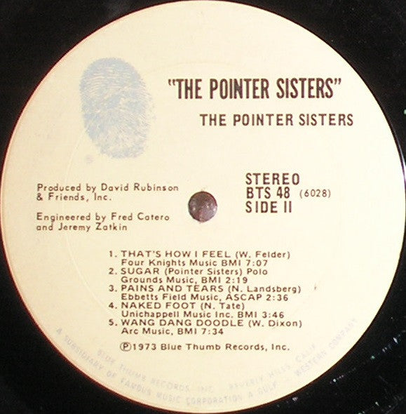 Pointer Sisters - The Pointer Sisters (Vinyl, VG+) (Vinyl LP)