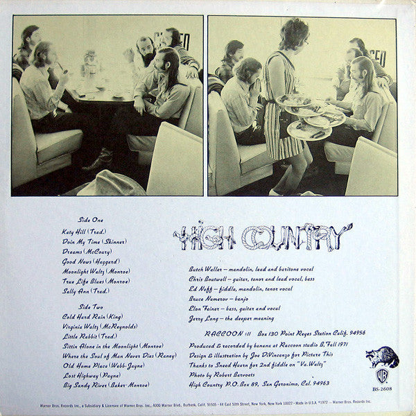 High Country - Dreams (VG+) (Vinyl LP)