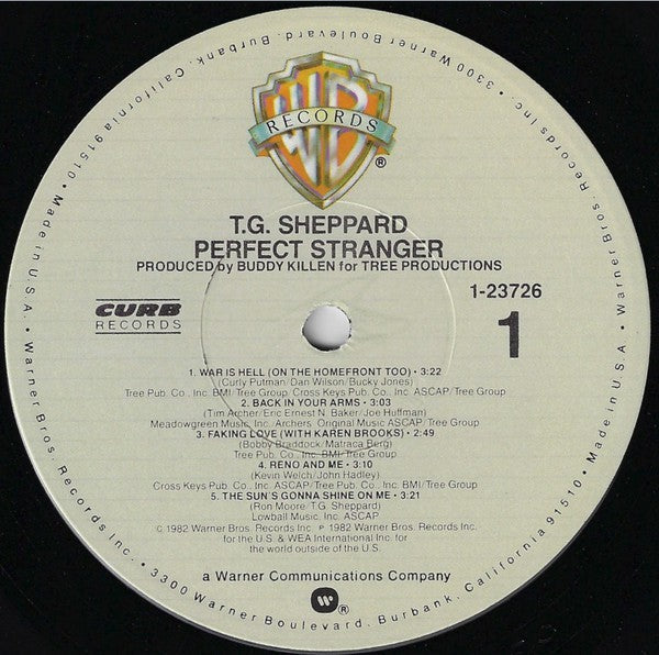 Sheppard, T.G. - Perfect Stranger (Vinyl, NM or M-) (Vinyl LP)