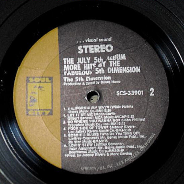 5th Dimension - The July 5th Album - More Hits By The Fabulous 5th Dimension (Vinyl, VG) (Vinyl LP)