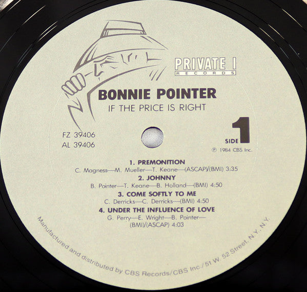 Pointer, Bonnie - If The Price Is Right (VG+) (Vinyl LP)