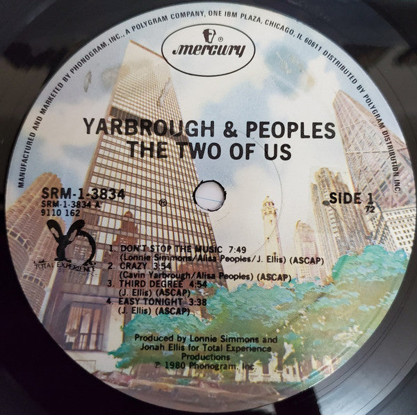 Yarbrough & Peoples - The Two Of Us (VG+) (Vinyl LP)