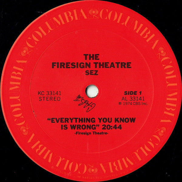 Firesign Theatre - Everything You Know Is Wrong (Vinyl, VG) (Vinyl LP)