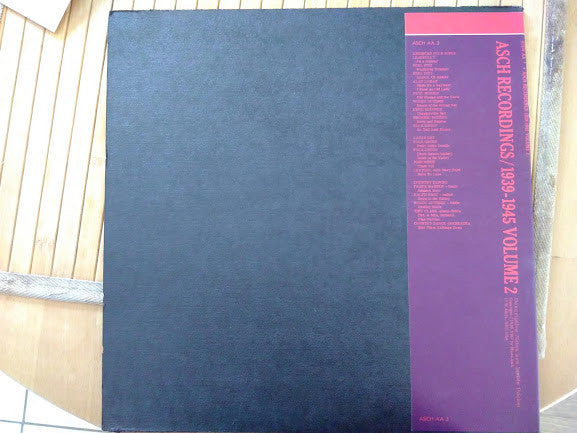 Various - Asch Recordings/1939-1945 Volume 2 (VG+) (Vinyl LP)
