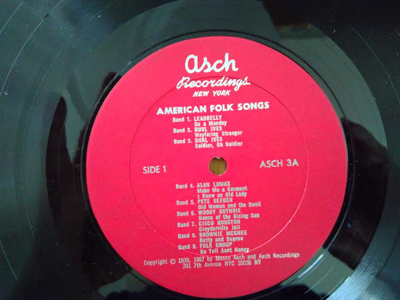 Various - Asch Recordings/1939-1945 Volume 2 (VG+) (Vinyl LP)
