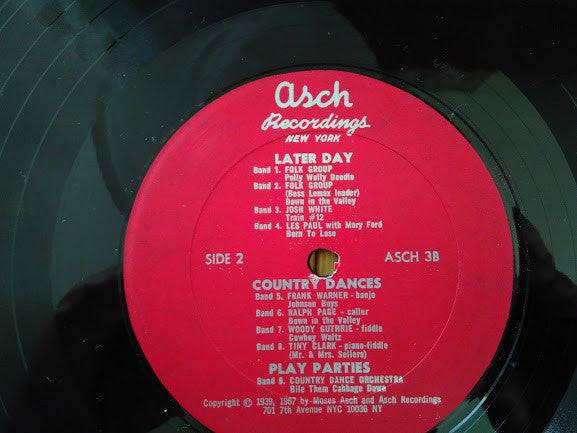 Various - Asch Recordings/1939-1945 Volume 2 (VG+) (Vinyl LP)