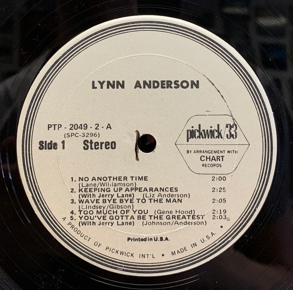 Anderson, Lynn - It Makes You Happy (VG+) (Vinyl LP)