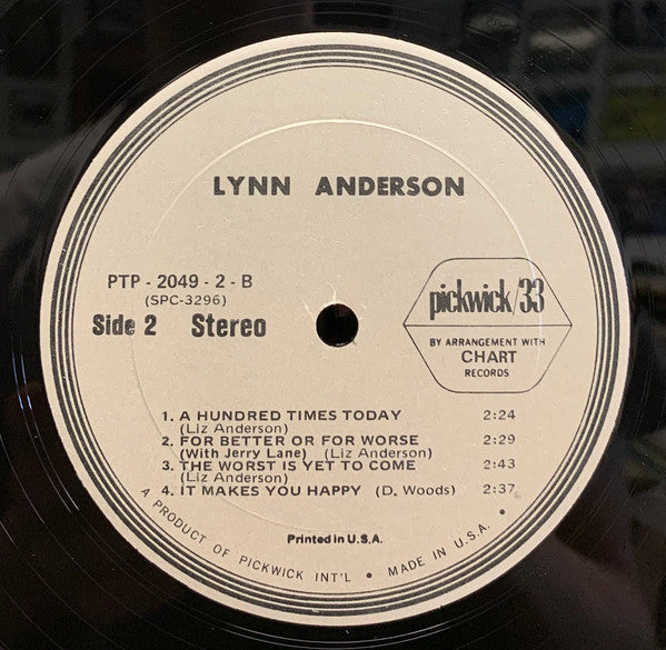 Anderson, Lynn - It Makes You Happy (VG+) (Vinyl LP)