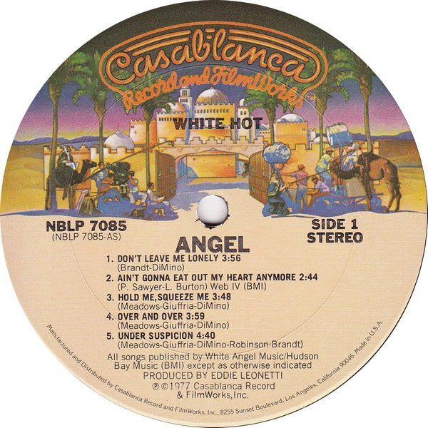 Angel  - White Hot (VG+) (Vinyl LP)