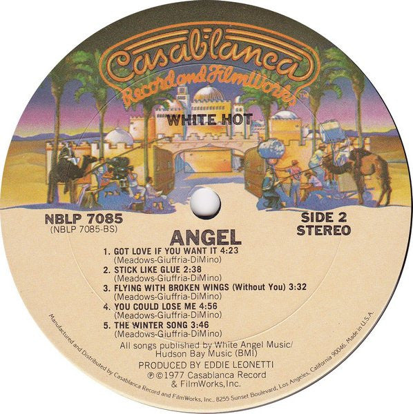 Angel  - White Hot (VG+) (Vinyl LP)