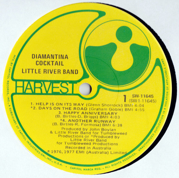 Little River Band - Diamantina Cocktail (Vinyl, VG+) (Vinyl LP)