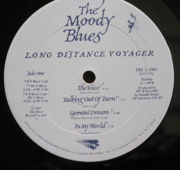 Moody Blues - Long Distance Voyager (Vinyl, VG+) (Vinyl LP)