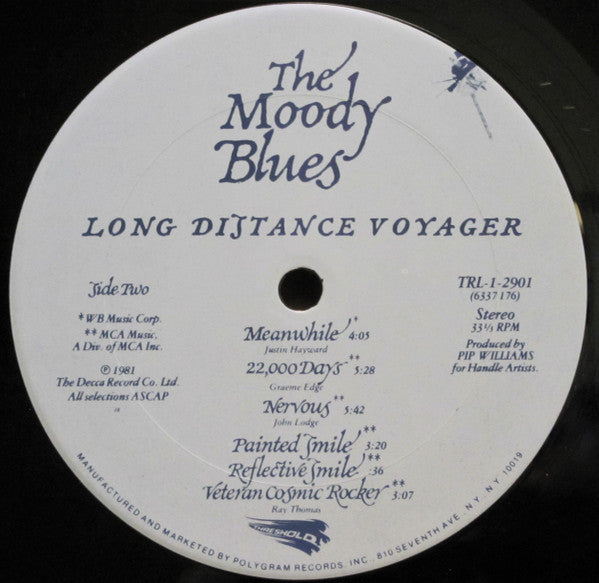 Moody Blues - Long Distance Voyager (Vinyl, VG+) (Vinyl LP)