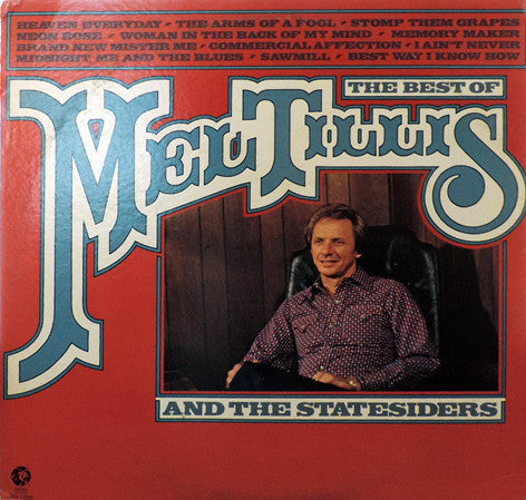 Tillis, Mel And The Statesiders  - The Best Of Mel Tillis And The Statesiders (VG+) (Vinyl LP)