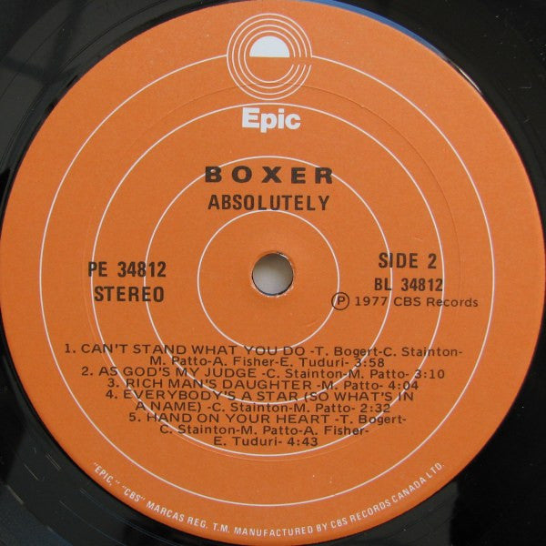 Boxer  - Absolutely (VG+) (Vinyl LP)