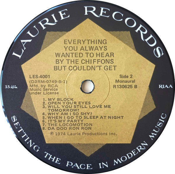 Chiffons - Everything You Always Wanted To Hear By The Chiffons But Couldn't Get (VG+) (Vinyl LP)