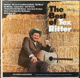 Ritter, Tex - The Best Of Tex Ritter (VG) (Vinyl LP)