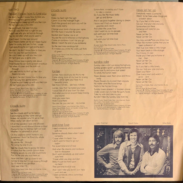 Gates, David - Goodbye Girl (Vinyl, VG+) (Vinyl LP)