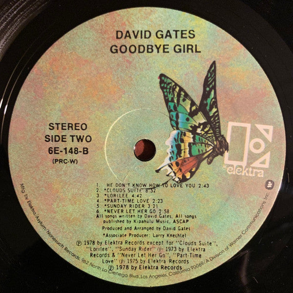 Gates, David - Goodbye Girl (Vinyl, VG+) (Vinyl LP)