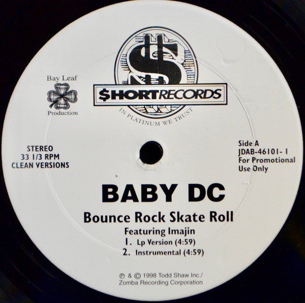 Baby DC Featuring Imajin - Bounce, Rock, Skate, Roll (VG+) (Vinyl LP)