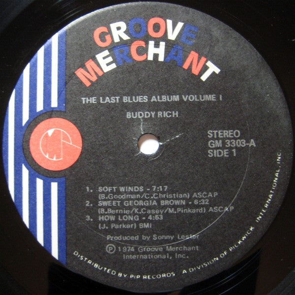 Rich, Buddy - The Last Blues Album Volume 1 (VG+) (Vinyl LP)