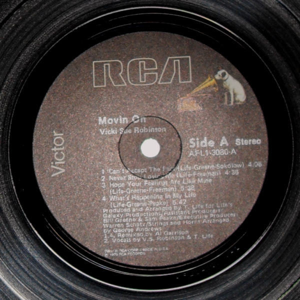 Robinson, Vicki Sue - Movin On (VG+) (Vinyl LP)