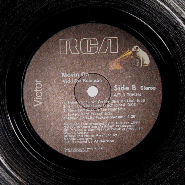 Robinson, Vicki Sue - Movin On (VG+) (Vinyl LP)
