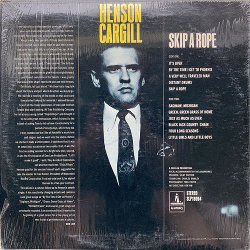 Cargill, Henson - Skip A Rope (NM or M-) (Vinyl LP)