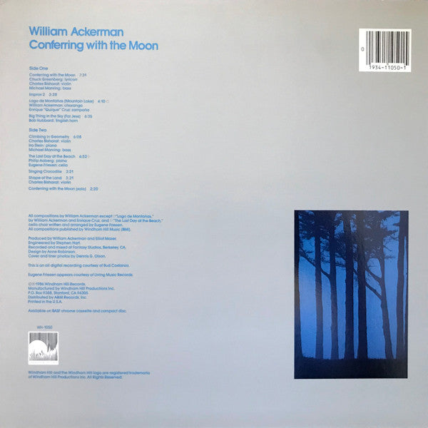 William Ackerman - Conferring With The Moon (NM or M-) (Vinyl LP)