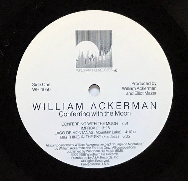 William Ackerman - Conferring With The Moon (NM or M-) (Vinyl LP)