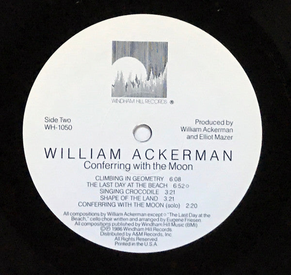 William Ackerman - Conferring With The Moon (NM or M-) (Vinyl LP)