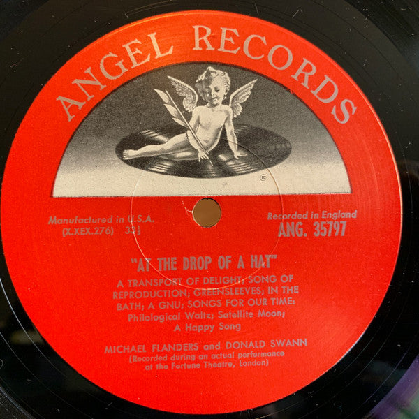 At The Drop Of A Hat - An After Dinner Farrago - Flanders, Michael And Donald Swann (NM or M-) (Vinyl LP)