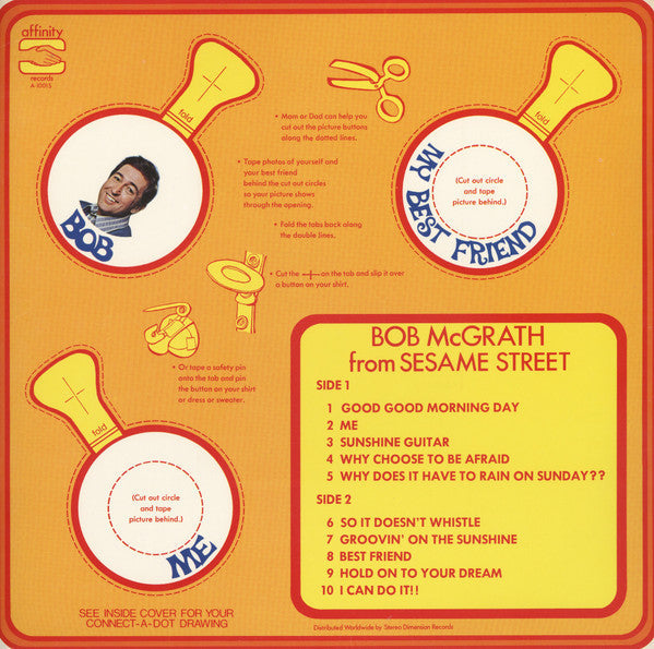 McGrath, Bob - Bob McGrath From Sesame Street (VG+) (Vinyl LP)