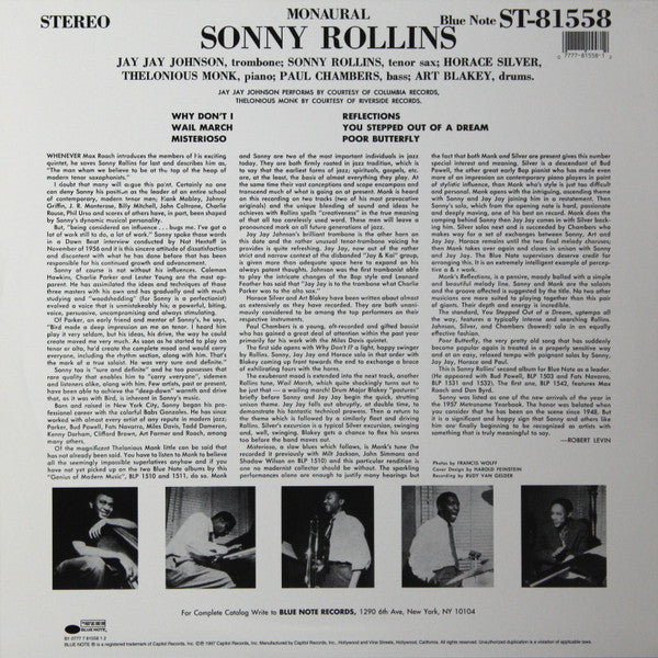 Rollins, Sonny - Vol. 2 (Vinyl, VG+) (Vinyl LP)