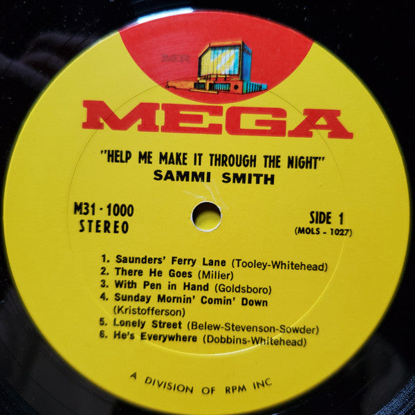 Smith, Sammi - Help Me Make It Through The Night (VG+) (Vinyl LP)