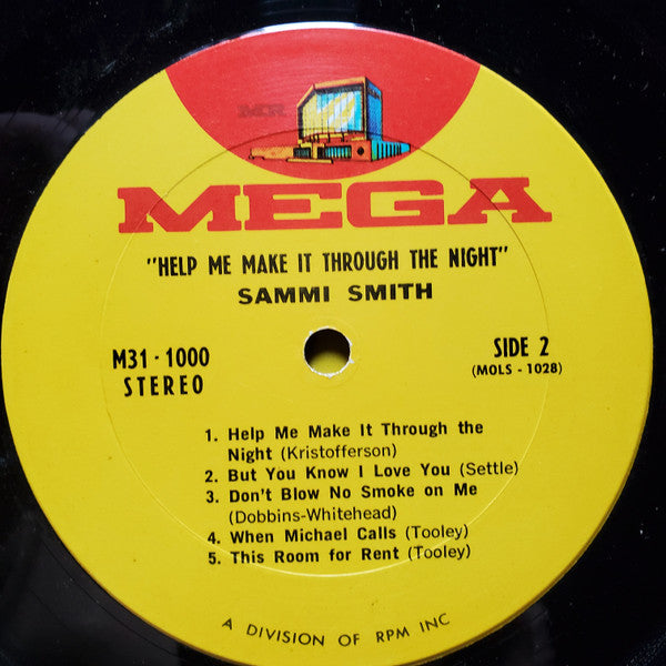 Smith, Sammi - Help Me Make It Through The Night (VG+) (Vinyl LP)